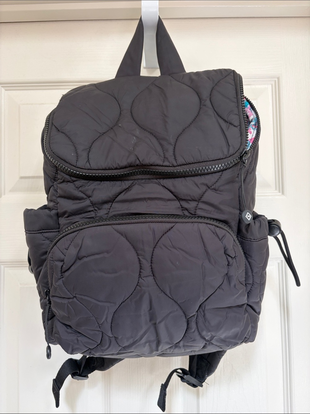 Black Quilted Women’s Backpack - Vera Bradley